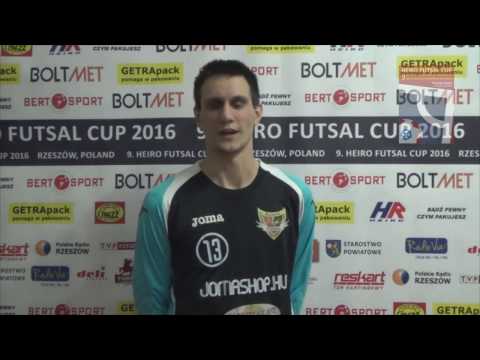 9. HFC 2016 - Wywiad z László Kovácsi (AC Villám Focisuli és Futsal Club) po meczu z Bongo