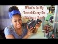 What's In my Travel/Carry on Makeup Bag! 