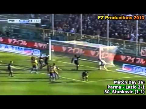 Serie A 2002-2003, day 26 Parma - Lazio 2-1 (Stankovic goal)