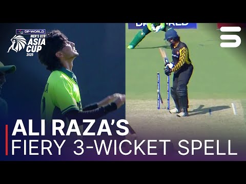 Ali Raza’s Fiery 3-Wicket Spell🔥| Malaysia U19 vs Pakistan U19 | Asia Cup Men's U19 | M 2 | ZI1K