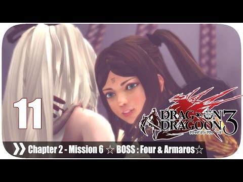 ドラッグ オン ドラグーン3 (Drakengard 3) - Pt. 11 [Chapter 2 '山の国' Mission 6 - BOSS Four & Armaros]