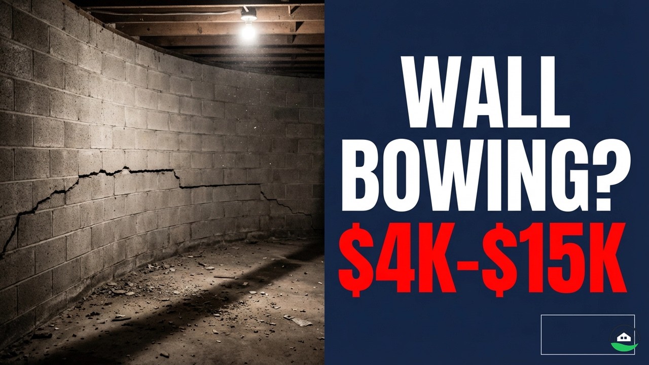 Basement Wall Bowing Inward? Here's How Urgent It REALLY Is