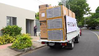 Llegan las quince lavadoras de Frigidaire a Viva Nicaragua