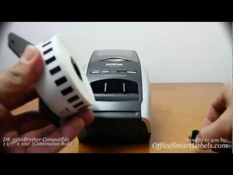 Brother Compatible DK2210 With Reusable Cartridge - How To Save Money with Brother Compatible Labels