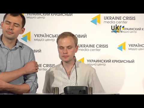 Vasyl Gatsko, Halyna Yanchenko, Yaroslav Yurchyshyn. Ukrainian Сrisis Media Center. June 4, 2014