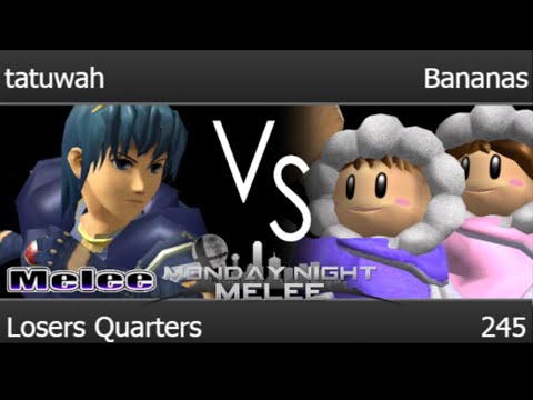 MNM 245 - tatuwah (Marth) vs Bananas (ICs) Losers Quarters - Melee