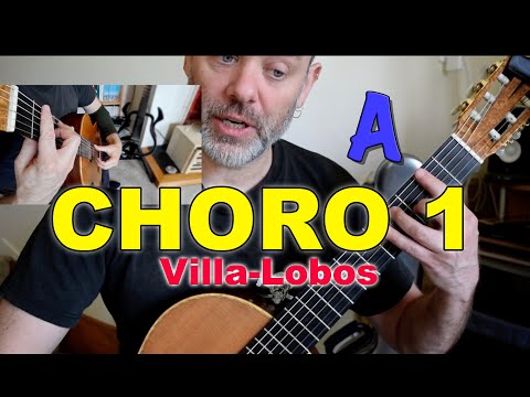 Villa-Lobos Choro 1 - Quick Guitar Lesson (A section)