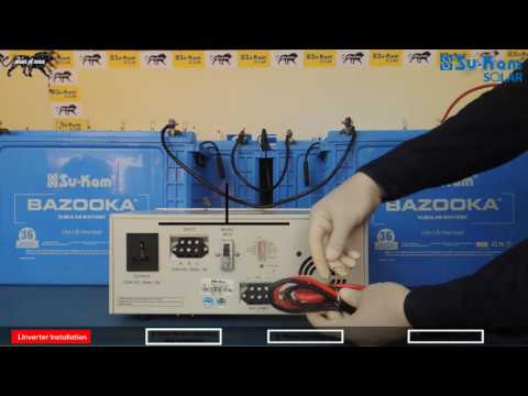 How to install a solar inverter in your home | Su-Kam Brainy Eco