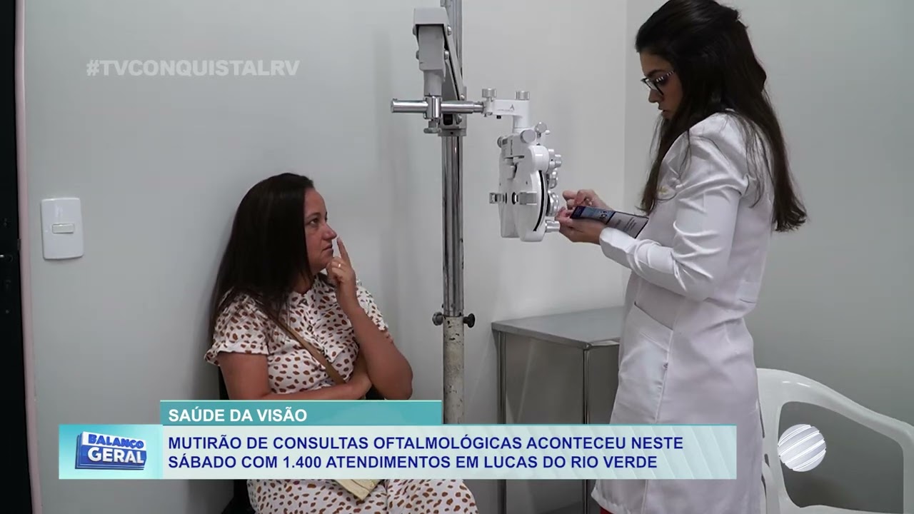 Multirão de consultas oftalmológicas aconteceu neste sábado com 1.400 atendimntos em Lucas do Rio Verde
