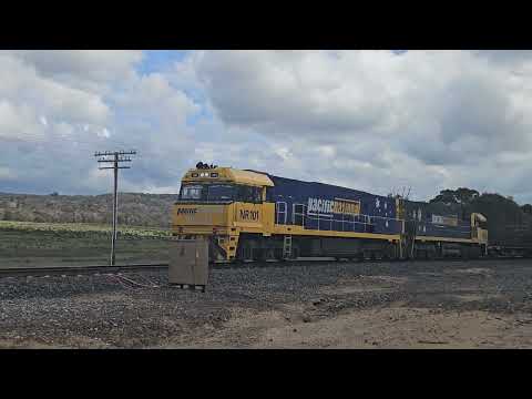 3XM4 PN Steelie + intermodal, SpencerJnc SA to Melbourne VIC, 1205, 11/9/24, Great Western VIC