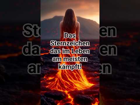 Das Sternzeichen das im Leben am meisten kämpft!
