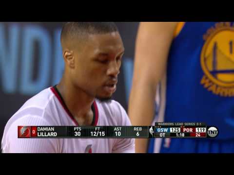 Golden State Warriors vs Portland Trail Blazers - Game 4 - FULL OVERTIME | May 9, 2016
