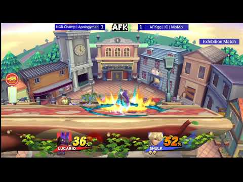 Smash 4 - Apologyman (Lucario) vs MoMo (Shulk) - Exhibition Match