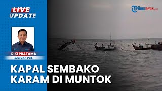 KLM Pelita Harapan Indah yang Membawa Sembako, Tenggelam di Sekitar Perairan Mentok Bangka Belitung