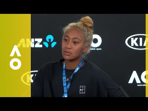 Destanee Aiava press conference (1R) | Australian Open 2018