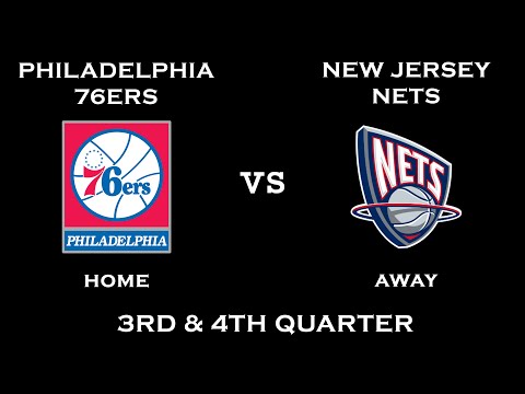 NBA 2K10 (Gameplay): Philadelphia 76ers vs. New Jersey Nets (3rd & 4th Quarter)
