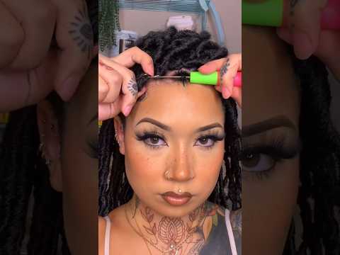 quick tutorial: crotchet faux locs on short hair