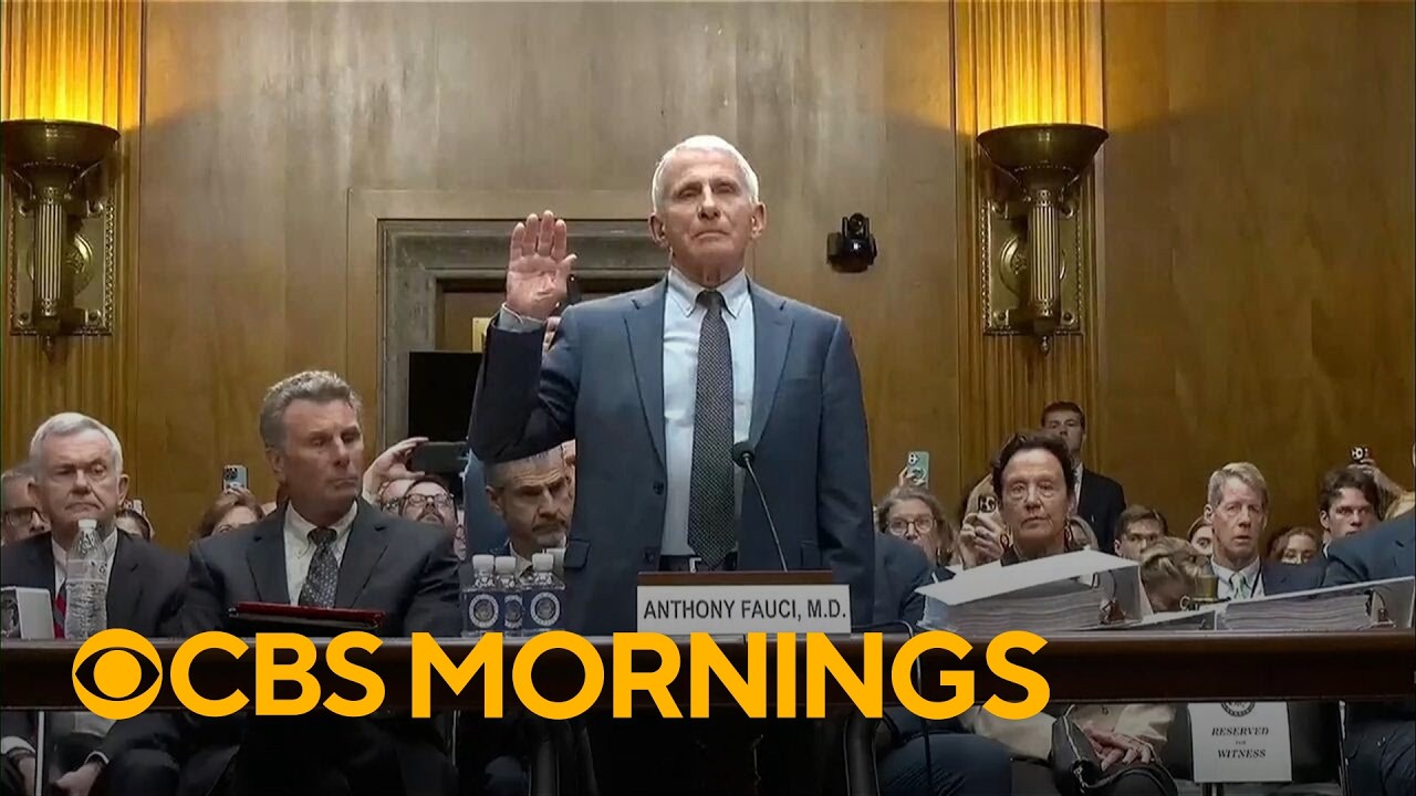 Dr. Fauci invokes the Fifth Amendment at Senate hearing on COVID pandemic