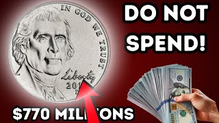 Super Rare Jefferson Nickels Worth Millions! 2016-P Nickel Sold for $770 Million!