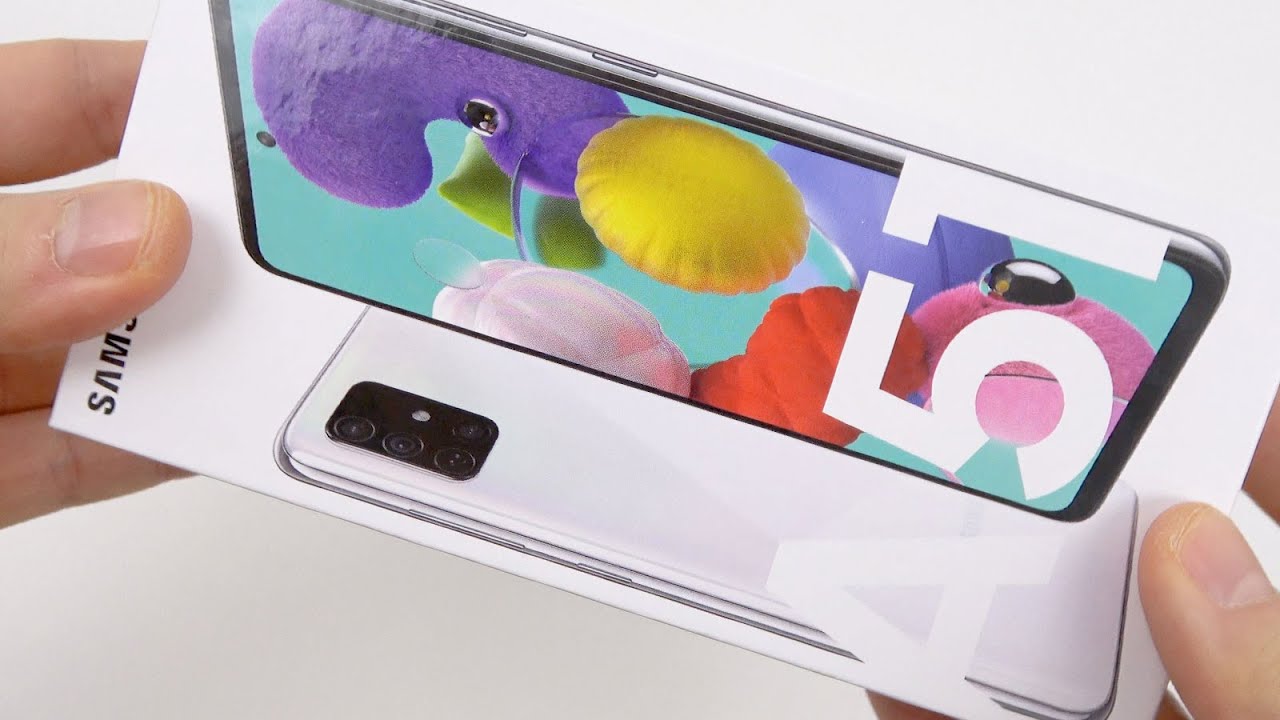 Samsung Galaxy A51 Unboxing (Quad Camera Midrange Prism Crush Phone)