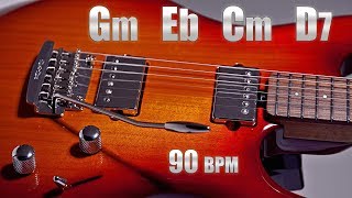 Video thumbnail of "Emotional Sad Guitar Ballad Backing Track G minor"