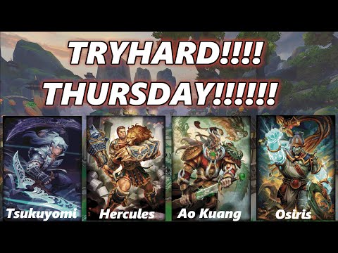 ITS THURSDAY, IM TRYHARDING IMAGINE THE SKILL - Season 10 Masters Ranked 1v1 Duel - SMITE