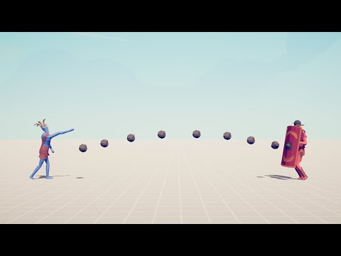 RAPID FIRE ROCK THROWER vs EVERY UNIT - Totally Accurate Battle Simulator TABS