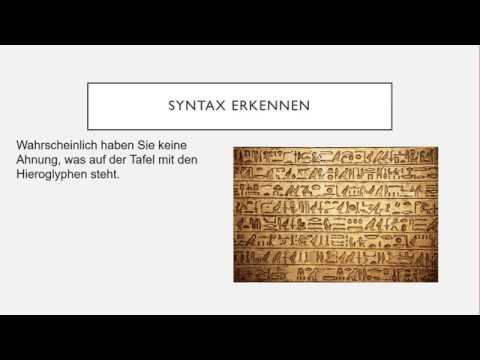 Unterschied zwischen Syntax und Semantik