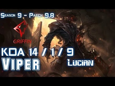 GRF Viper LUCIAN vs VAYNE ADC - Patch 9.8 KR Ranked