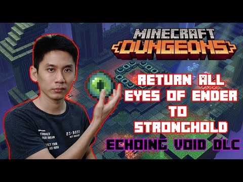 Return All Eyes of Ender To Stronghold, Echoing Void DLC, Minecraft Dungeons