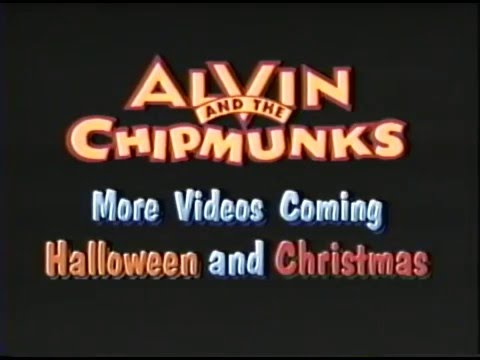 Closing to Alvin & the Chipmunks Sing-Alongs: Ragtime Cowboy Joe 1993 VHS
