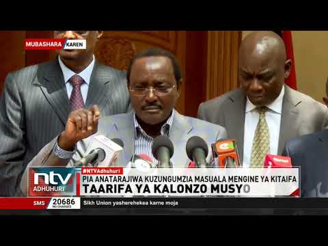 Kalonzo azungumzia makabiliano baina ya jamii kutoka Mwingi na Garissa
