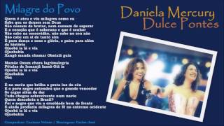 Milagre do Povo - Dulce Pontes / Daniela Mercury