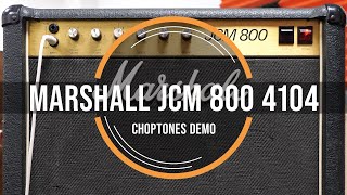 Video thumbnail for Marshall JCM800 4104 Combo | Playthrough Demo by ChoptonesOfficial