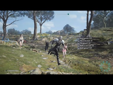 Final Fantasy VII Rebirth but as Sephiroth leading Cloud and his team