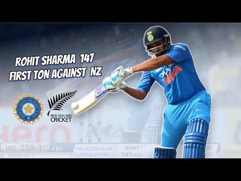 Rohit Sharma Sensational 147 vs New Zealand | 15th ODI Hundred | Highlights 1080p 🚀