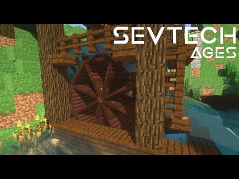 100% Water Wheel Setup! 88RF/t - #49 SevTech Ages [Stage 3] - German