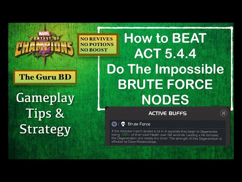 How to beat Act 5.4.4 Do the Impossible MCOC