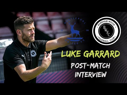HARTLEPOOL REACTION ? Luke Garrard's post-match interview