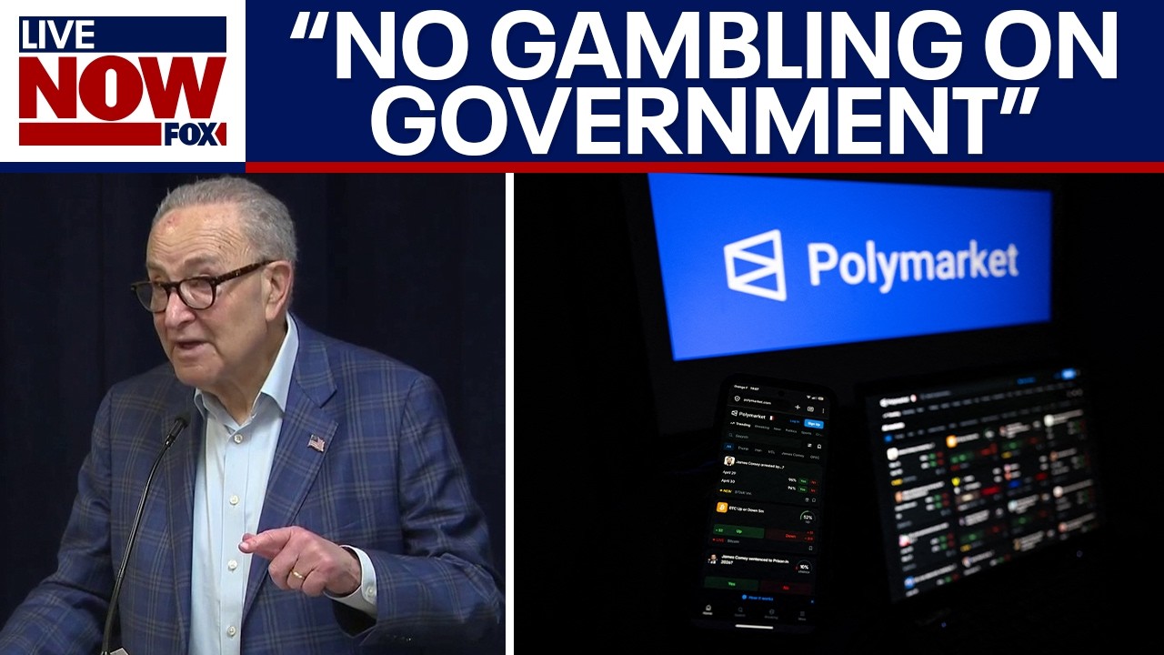 Sen. Schumer calls on House, Trump to ban prediction market betting for government officials