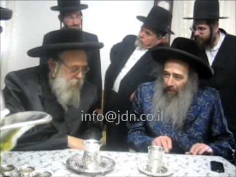 Kaliv NY Rebbe Visiting Komarna Rebbe - Sivan 5773