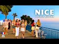 Nice, France 4K Walking Tour 🇫🇷 French Riviera Night Walk | Beach & Old Town