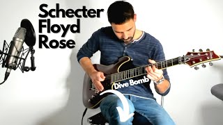 Video thumbnail for Schecter Hellraiser C-1 FR Floyd Rose Dive Bomb Demo by Joost Nusselder