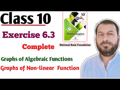 Class 10 Exercise 6.3 NBF Maths Ex 6.3 maths 10th Graphs of Algebraic Functions   in Urdu Hindi