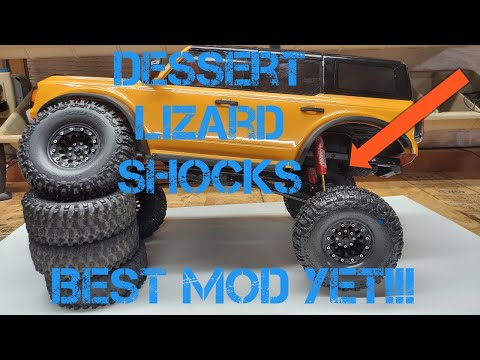 Traxxas 2021 Bronco / Dessert Lizard Shocks / Unboxing & Install