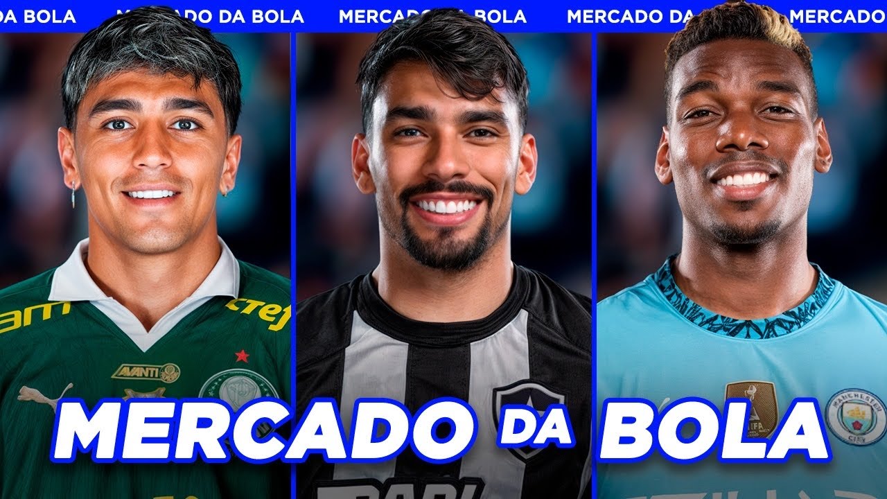 PAQUETÁ PODE PARAR NO BOTAFOGO|PALMEIRAS AVANÇA POR FACUNDO TORRES e+ - Mercado da Bola 2025