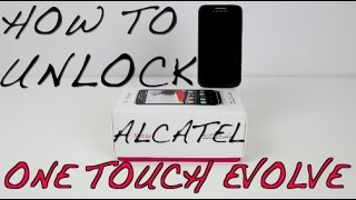 How To Unlock Alcatel Evolve & Evolve 2 ALL CARRIERS (T-Mobile, MetroPCS, AT&T, ETC)