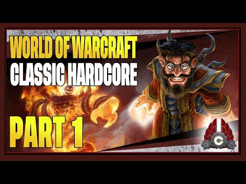 CohhCarnage Plays World Of Warcraft Classic Hardcore (Gnome Warlock) - Part 1 (Unfinished)