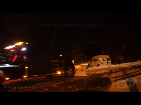 02-01-2021 Stamford, Ct to New Haven, CT Intense winds, blowing snow, car loses control on interstat