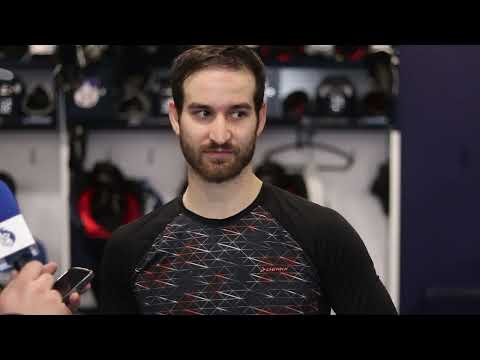 Andrew Calof po zápase s Liptovským Mikulášom (46. kolo).